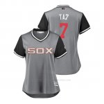 Camiseta Beisbol Mujer Chicago White Sox Tim Anderson 2018 Llws Players Weekend Ta7 Gris
