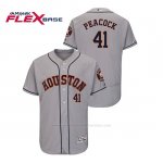 Camiseta Beisbol Hombre Houston Astros Brad Peacock 150th Aniversario Patch Flex Base Gris