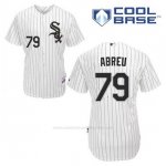 Camiseta Beisbol Hombre Chicago White Sox Jose Abreu 79 Blanco 1ª Cool Base