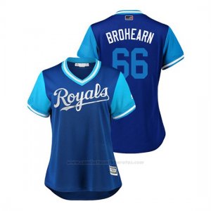 Camiseta Beisbol Mujer Kansas City Royals Ryan O'hearn 2018 Llws Players Weekend Brohearn Royal