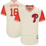 Camiseta Beisbol Hombre Philadelphia Phillies 2017 Little League World Series Cesar Hernandez Tan