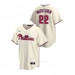 Camiseta Beisbol Hombre Philadelphia Phillies Andrew Mccutchen Replica Alterno Crema
