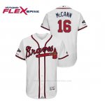 Camiseta Beisbol Hombre Atlanta Braves Brian Mccann 2019 Postseason Flex Base Blanco