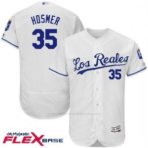 Camiseta Beisbol Hombre Houston Astros Royals Eric Hosmer Blanco Flex Base Autentico Coleccion