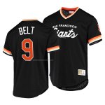Camiseta Beisbol Hombre San Francisco Giants Brandon Belt Cooperstown Collection Script Fashion Negro