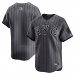 Camiseta Beisbol Hombre New York Mets City Connect Limited Gris