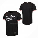 Camiseta Beisbol Nino Minnesota Twins Alterno 2 Stadium Negro Camiseta Beisbol Nino Minnesota Twins Alterno 2 Stadium Negro