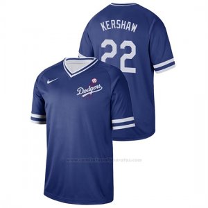 Camiseta Beisbol Hombre Los Angeles Dodgers Clayton Kershaw Cooperstown Collection Legend Azul