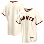 Camiseta Beisbol Hombre San Francisco Giants Primera Blank Replica Crema