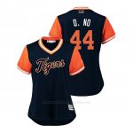 Camiseta Beisbol Mujer Detroit Tigers Daniel Norris 2018 Llws Players Weekend D. No Azul