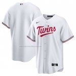 Camiseta Beisbol Hombre Minnesota Twins Primera Replica Big & Tall Blanco
