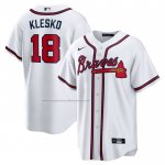 Camiseta Beisbol Hombre Atlanta Braves Ryan Klesko Primera Retired Replica Blanco