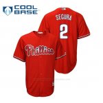 Camiseta Beisbol Hombre Philadelphia Phillies Jean Segura Cool Base Majestic Alternato Rojo