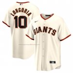 Camiseta Beisbol Hombre San Francisco Giants Evan Longoria Retired Primera Replica Crema Camiseta Beisbol Hombre San Francisco Giants Evan Longoria Retired Primera Replica Crema