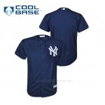 Camiseta Beisbol Nino New York Yankees Cool Base Replica Azul