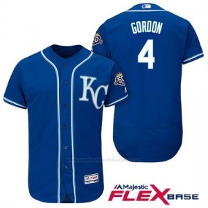 Camiseta Beisbol Hombre Kansas City Royals Alex Gordon 50th Season Flex Base