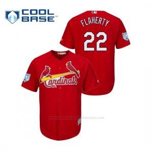 Camiseta Beisbol Hombre St. Louis Cardinals Jack Flaherty 2019 Entrenamiento de Primavera Cool Base Rojo