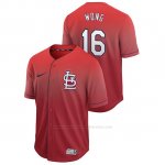 Camiseta Beisbol Hombre St. Louis Cardinals Kolten Wong Fade Autentico Rojo