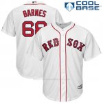 Camiseta Beisbol Hombre Boston Red Sox 68 Matt Barnes Blanco Cool Base