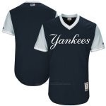 Camiseta Beisbol Hombre New York Yankees Players Weekend 2017 Personalizada Negro