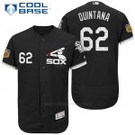 Camiseta Beisbol Hombre Chicago White Sox Jose Quintana 62 Negro 2017 Entrenamiento de Primavera Cool Base Jugador