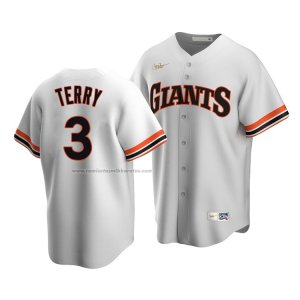 Camiseta Beisbol Hombre San Francisco Giants Bill Terry Cooperstown Collection Primera Blanco