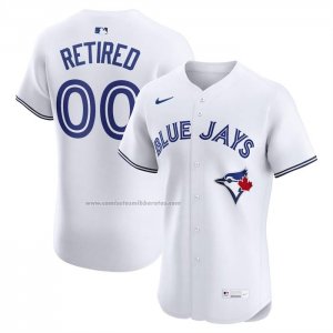 Camiseta Beisbol Hombre Toronto Blue Jays Retired Roster Elite Primera Blanco
