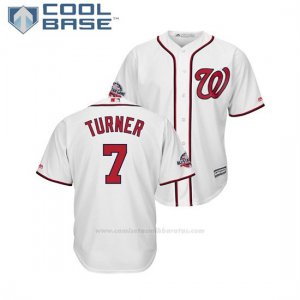 Camiseta Beisbol Hombre Washington Nationals Trea Turner 2018 All Star Game Cool Base Blanco