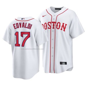 Camiseta Beisbol Hombre Boston Red Sox Nathan Eovaldi Replica 2021 Blanco