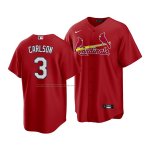 Camiseta Beisbol Hombre St. Louis Cardinals Dylan Carlson Replica Alterno Rojo