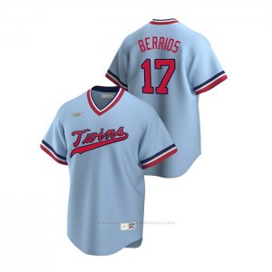 Camiseta Beisbol Hombre Minnesota Twins Jose Berrios Cooperstown Collection Road Azul