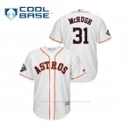 Camiseta Beisbol Hombre Houston Astros Collin Mchugh 2019 World Series Bound Cool Base Blanco