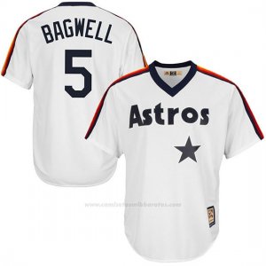 Camiseta Beisbol Hombre Houston Astros Jeff Bagwell Blanco 1ª Cooperstown