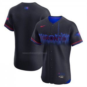 Camiseta Beisbol Hombre Toronto Blue Jays City Connect Elite Azul