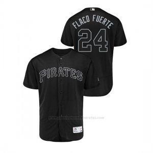 Camiseta Beisbol Hombre Pittsburgh Pirates Chris Archer 2019 Players Weekend Autentico Negro