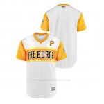 Camiseta Beisbol Hombre Pittsburgh Pirates 2019 Little League Classic Replica Blanco