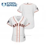 Camiseta Beisbol Mujer Houston Astros 2019 World Series Bound Cool Base Blanco