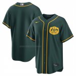 Camiseta Beisbol Hombre Seleccion Nacional Australia X MLB Stadium Replica Verde Camiseta Beisbol Hombre Seleccion Nacional Australia X MLB Stadium Replica Verde