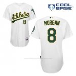 Camiseta Beisbol Hombre Oakland Athletics Joe Morgan 8 Blanco 1ª Cool Base