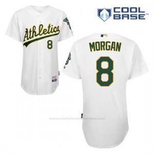Camiseta Beisbol Hombre Oakland Athletics Joe Morgan 8 Blanco 1ª Cool Base