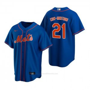 Camiseta Beisbol Hombre New York Mets Pete Crow-Armstrong Replica 2020 Azul