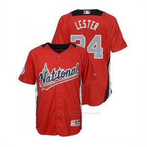 Camiseta Beisbol Nino All Star Game Jon Lester 2018 1ª Run Derby National League Rojo