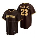 Camiseta Beisbol Hombre San Diego Padres Fernando Tatis Jr. Replica Road Marron