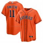 Camiseta Beisbol Hombre Houston Astros Cam Smith Alterno Replica Naranja
