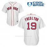 Camiseta Beisbol Hombre Boston Red Sox 19 Frojo Lynn Blanco 1ª Cool Base