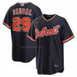 Camiseta Beisbol Hombre Detroit Tigers Tarik Skubal Alterno Replica Azul