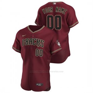 Camiseta Beisbol Hombre Arizona Diamondbacks Personalizada Autentico 2020 Alternato Rojo