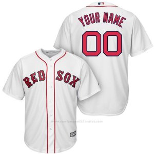 Camiseta Nino Boston Red Sox Personalizada Blanco