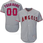 Camiseta Los Angeles Angels Personalizada Gris