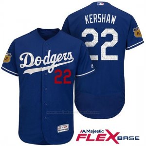 Camiseta Beisbol Hombre Los Angeles Dodgers Clayton Kershaw 2017 Entrenamiento de Primavera Flex Base Jugador